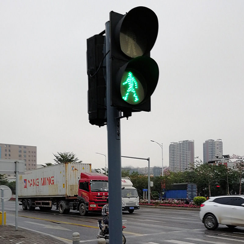 移动式led交通信号灯动态人行信号灯立柱交通标志牌厂家直销