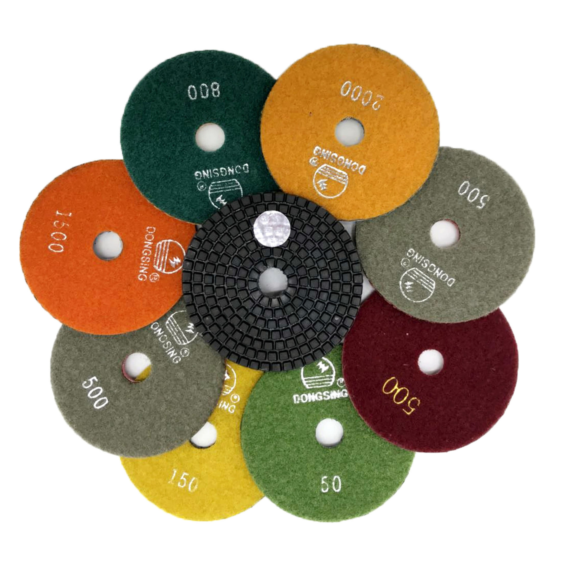 4寸大理石水磨片/金刚石软磨片/加工厂石材玉石抛光片/打磨工具