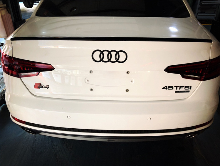 专用奥迪a4 a6l改装车标s3 s4 s5 s6 s7字标rs4 5 6 7 3标志后尾