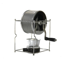 新款DIY手动家用手摇烘豆机咖啡生豆烘焙机小型不锈钢滚轮烘烤机