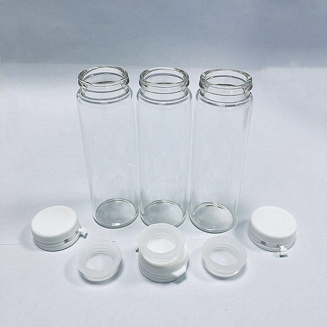 30ml面膜管制瓶 双卡口西林瓶 易撕拉安瓿瓶 小玻璃安瓶 透明瓶