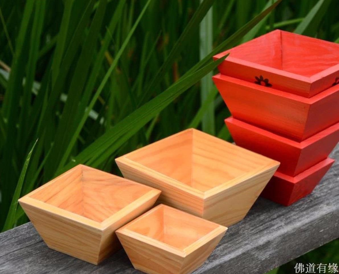 米升 米斗 量米老式升子四方仿古开业升子楔结婚用婚庆招财摆件