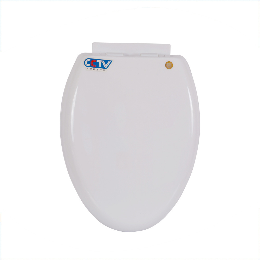 加厚v型缓降马桶盖板 高级加重加厚坐便器盖板 圆头尖头盖板