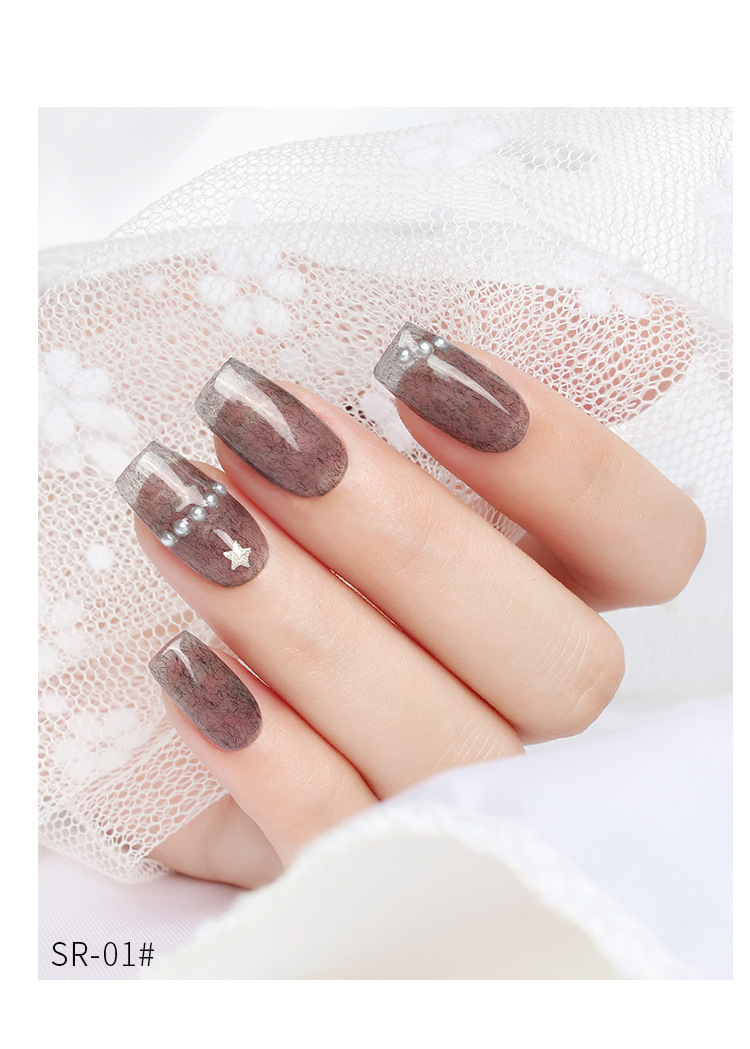 as皮草指甲油胶绒毛丝绒2021年新款网红流行色美甲专用指甲光疗胶