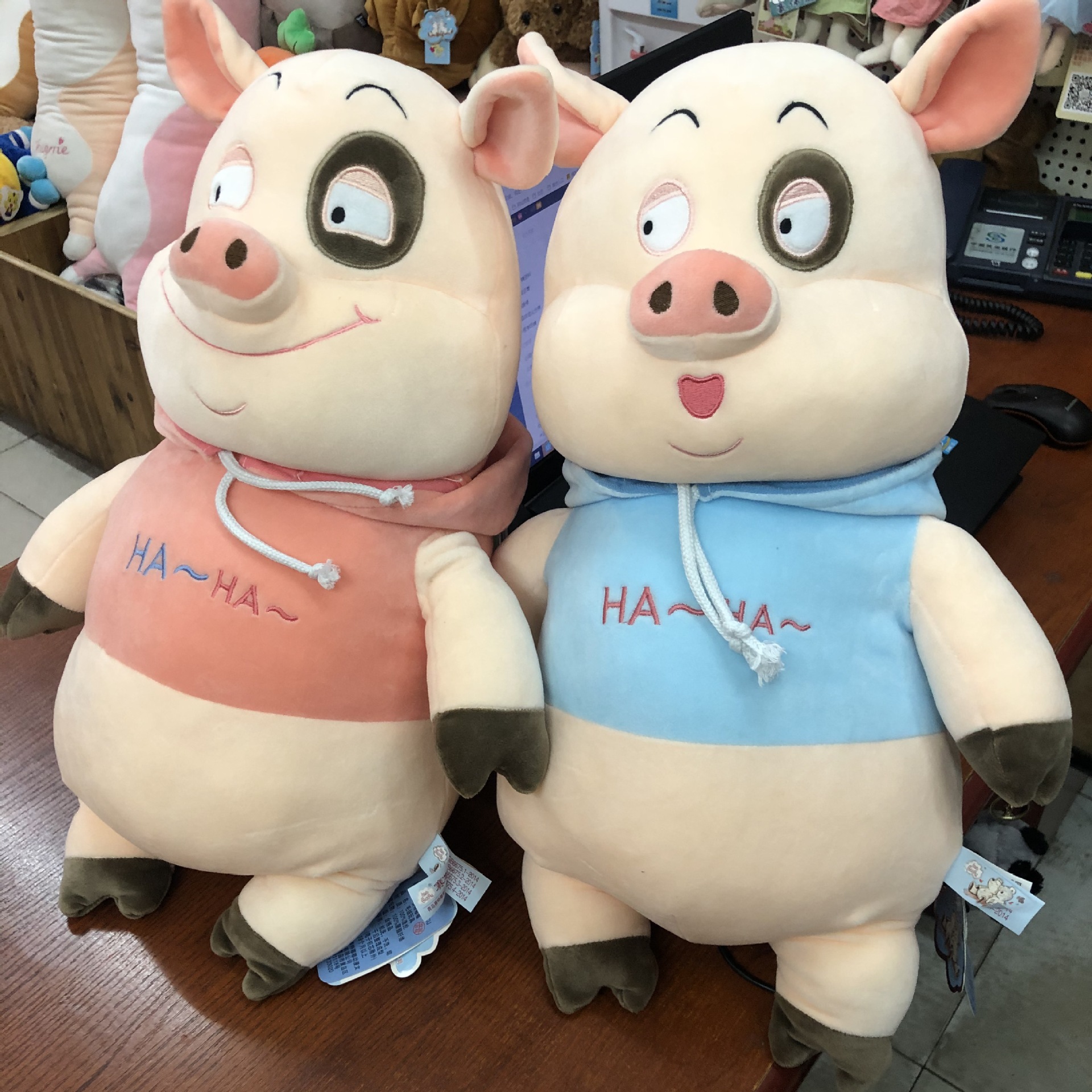 赛特玩具搞怪猪猪款式新颖流行布娃娃礼物礼品抱抱宝贝软体抱枕