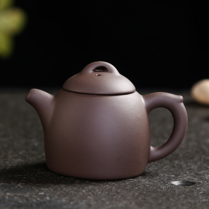紫砂迷你小茶壶创意小号指尖壶袖珍小号茶玩茶宠摆件功夫茶具可养