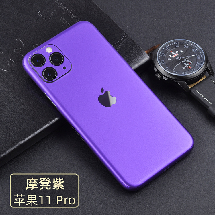 适用苹果11手机膜iphone11后膜薄背全包边软膜彩冰膜保护膜贴纸