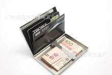 金属信用卡夹银行卡盒名片夹不锈钢名片盒钱夹证件卡包金属钱包