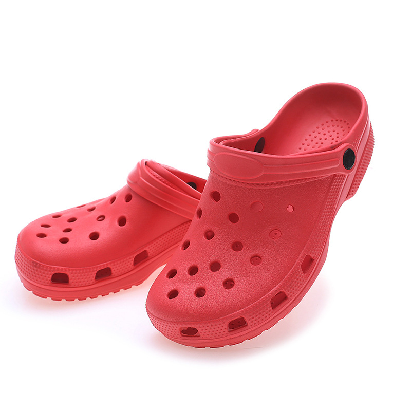 定制花园鞋男款 女式洞洞鞋外贸新款印刷logo情侣款儿童eva注塑