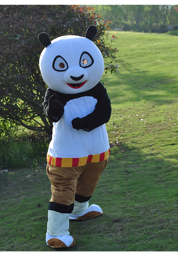 功夫熊猫卡通人偶服装 卡通表演服装 玩偶道具动物 表演服饰直销