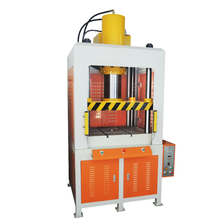 不锈钢脸盆拉伸深冲压成型液压机厂家100吨四柱快慢速油压机