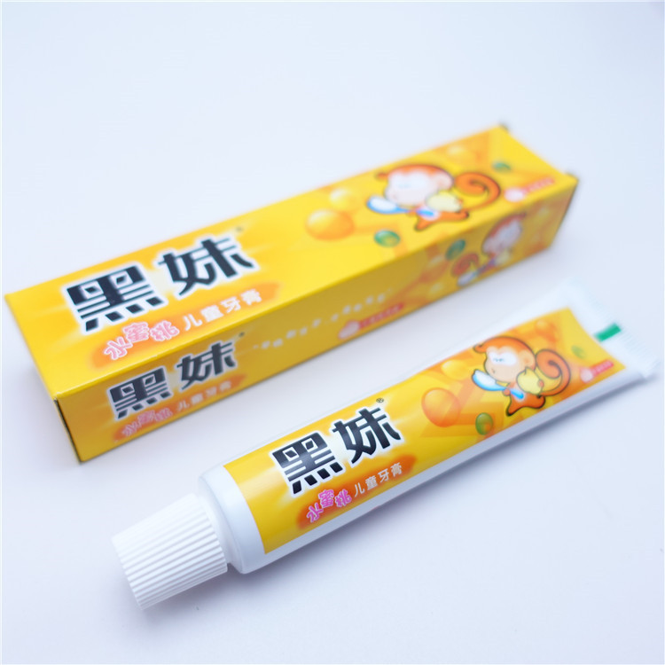 黑妹 儿童牙膏42g水蜜桃