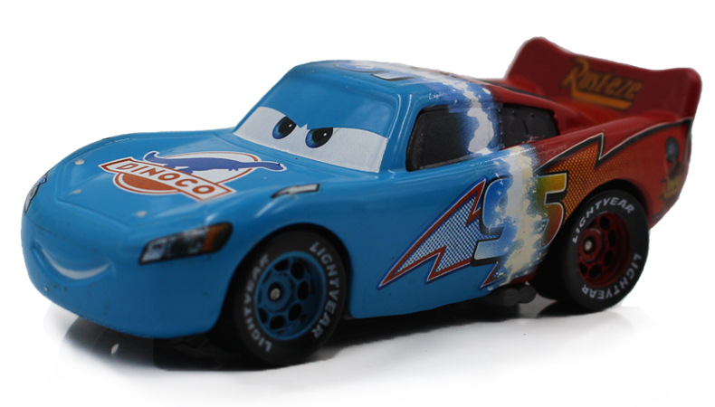 汽车总动员95号恐龙双色灰色麦昆一代三代赛车合金儿童玩具车模型