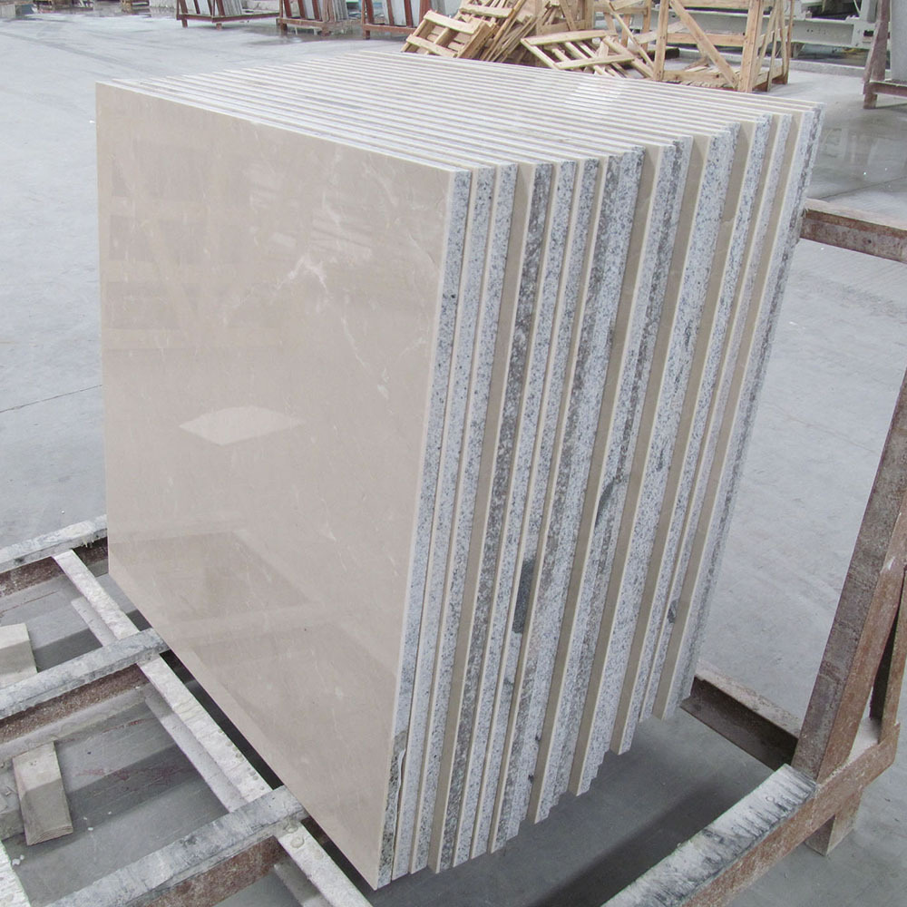 厂家直销人造米黄色大理石 酒店商场地面工程莎安娜米黄规格板