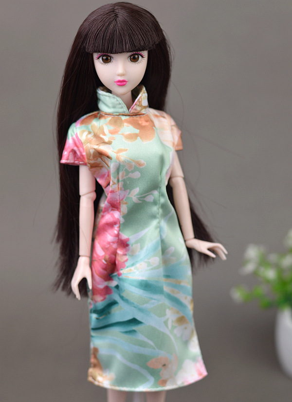30厘米6分娃换装洋娃娃心怡fr的衣服装女孩玩具节日生日礼物旗袍