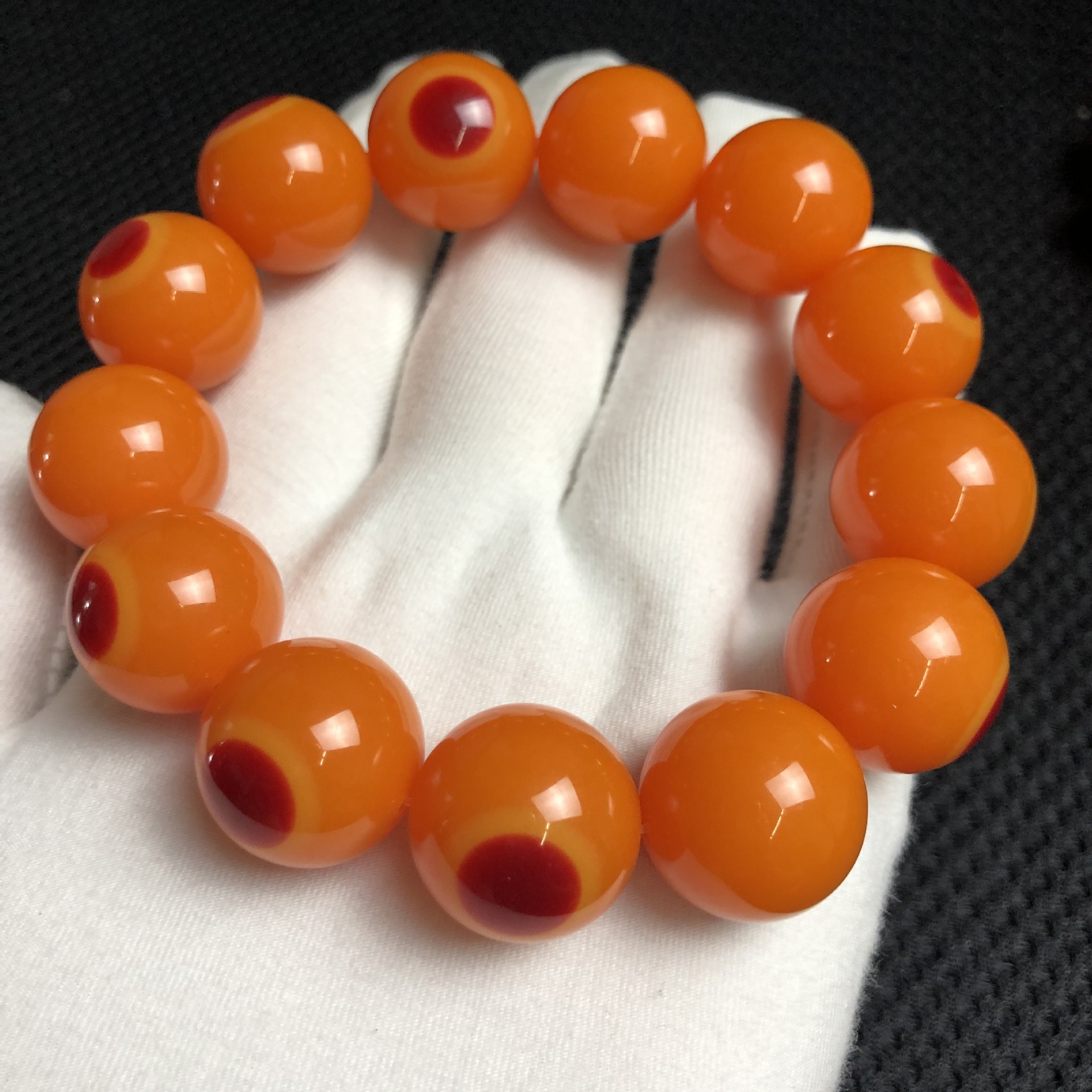 2020爆款精品高仿二代鹤顶红鸟头手串手链佛珠厂家直销直播供货源