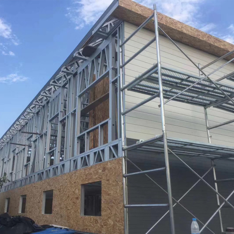 轻钢别墅u形龙骨 可拆卸组合板房钢结构骨架 c型钢结构骨架工厂