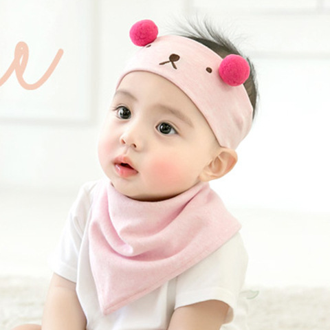 婴儿帽子春夏季薄款0-3-6-12个月宝宝发带胎帽新生儿帽子透气凉帽