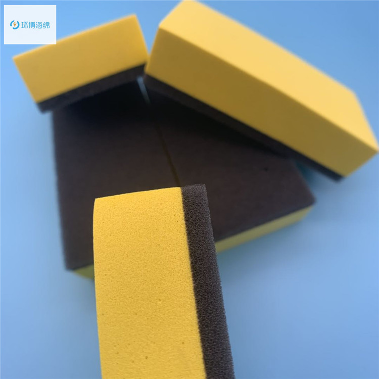 产地货源批吸水乳胶海绵复合擦子eva海绵擦 汽车镀晶镀膜车漆