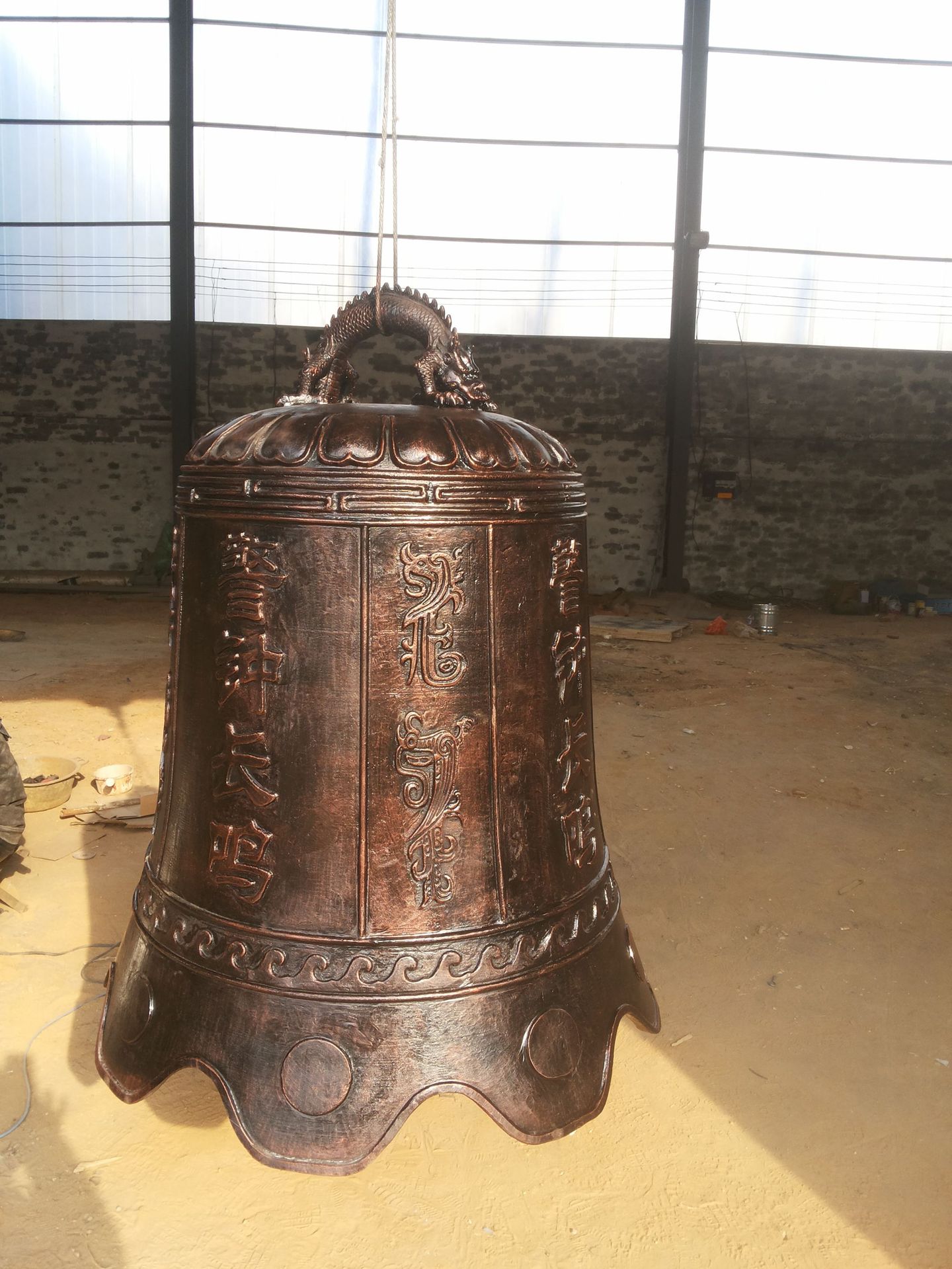 可定寺庙大型铸铜大钟广场青铜钟警钟铸铁祈福钟风水招财铜铃铛厂