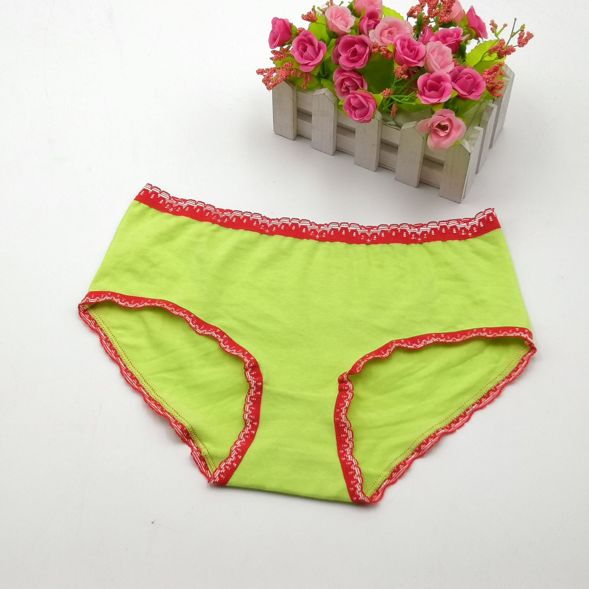 女士三角内裤新品内裤 少女内裤批发 日系小清新胖次