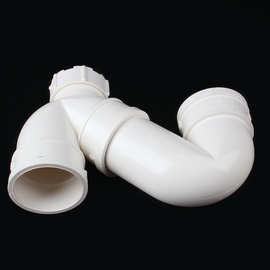 pvc存水弯 排水管s型弯 防臭弯头带检查口 无门下配件50 75 110