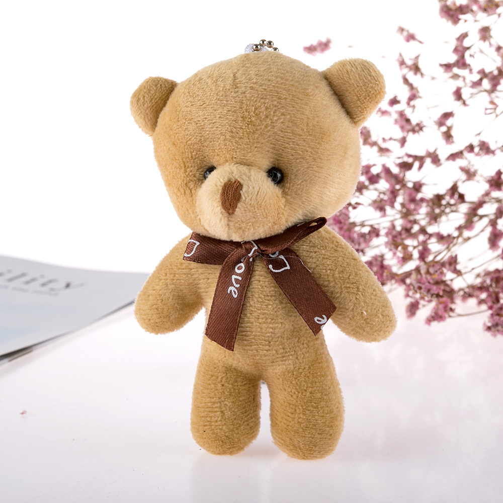 Xiaodi Bear Plush Toy One-Piece Bear Doll Bear Toy Small Gift Factory Wholesale Direct Key Chain Pendant