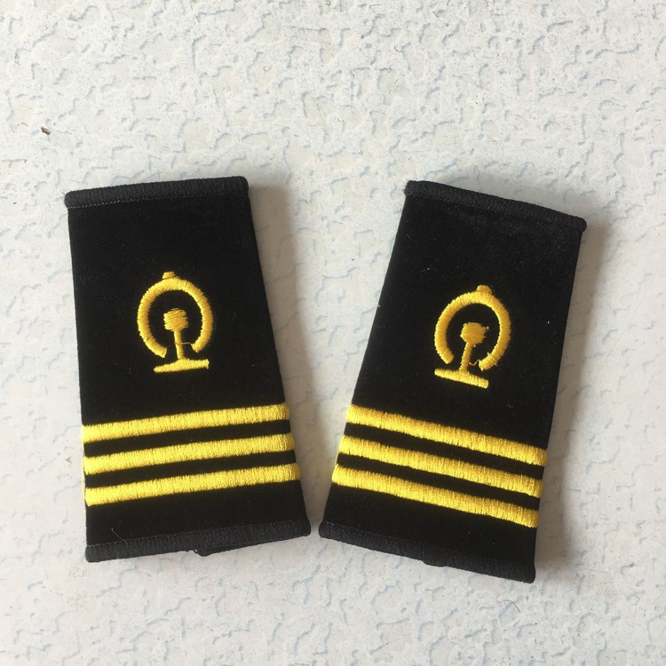 铁路肩章肩牌简章铁路制服肩章春秋无杠冬季肩章一杠两杠三杠肩牌