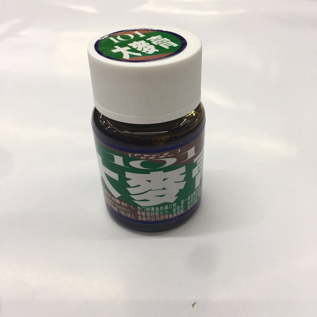 台湾101丰收香墨钓鱼鱼饵小药添加剂液体类 大麦红薯膏果酸甜荒