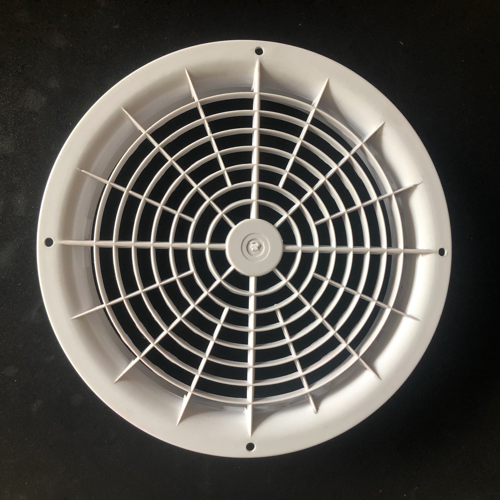 排气扇外壳 冷柜排气扇外壳 圆形排气扇外壳 散流器塑料外壳