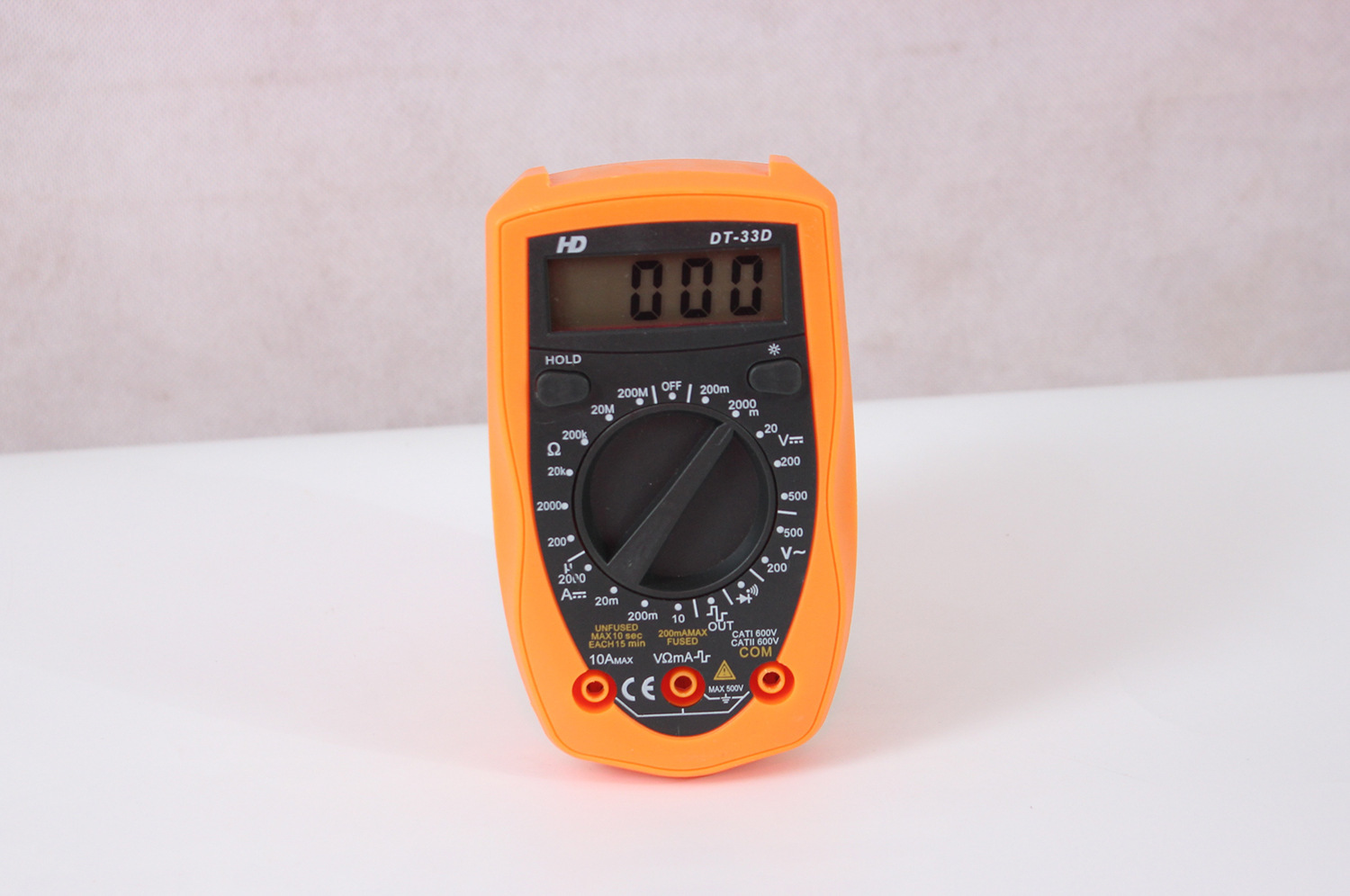 跨境热销电工仪器仪表 手持式高精度测量电工表dt33d数字万用表