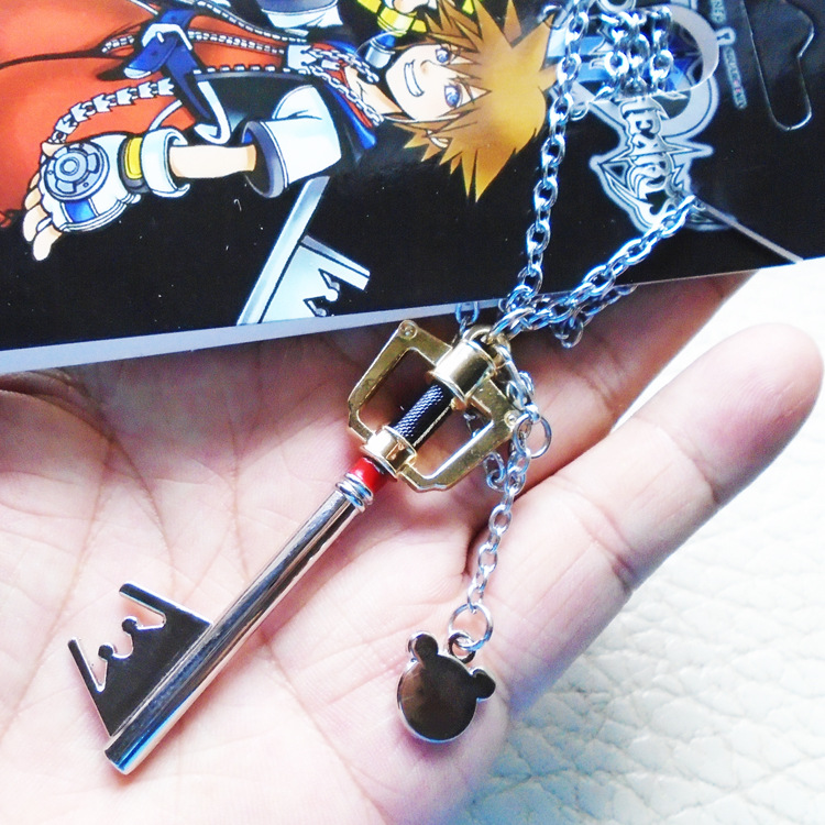 王国之心项链挂件吊坠钥匙扣米奇钥匙动漫周边饰品cosplay礼物