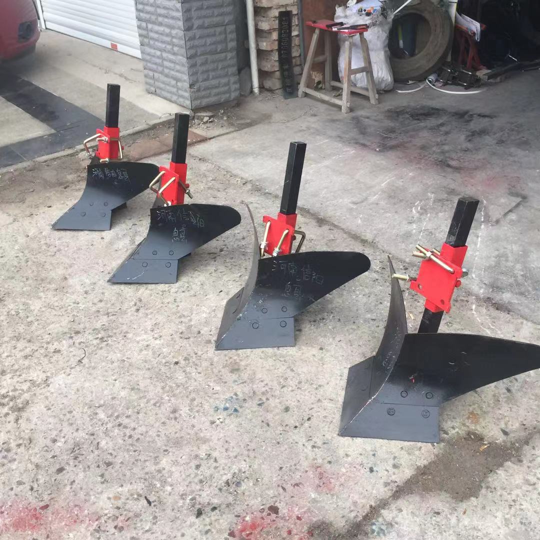 开沟起垄专用双面加重高低可调犁头 实心立柱高质量双面开沟犁头