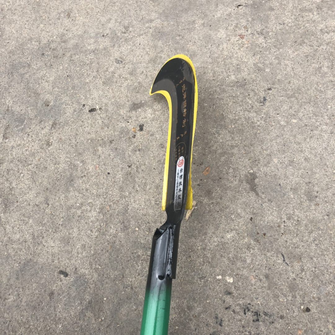 厂家直供柴刀 加长铁柄钩刀 园艺弯刀 长柄鹰嘴钩刀 加长修枝柴刀