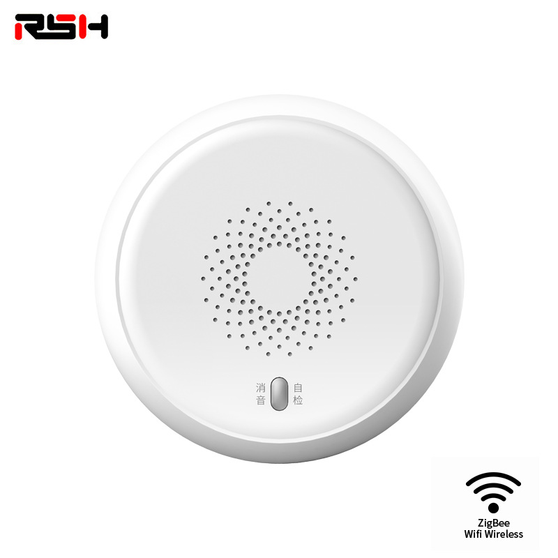 Graffiti App Remote Alarm Sensor ZigBee Smart Smoke Detector Kitchen Fire Alarm System