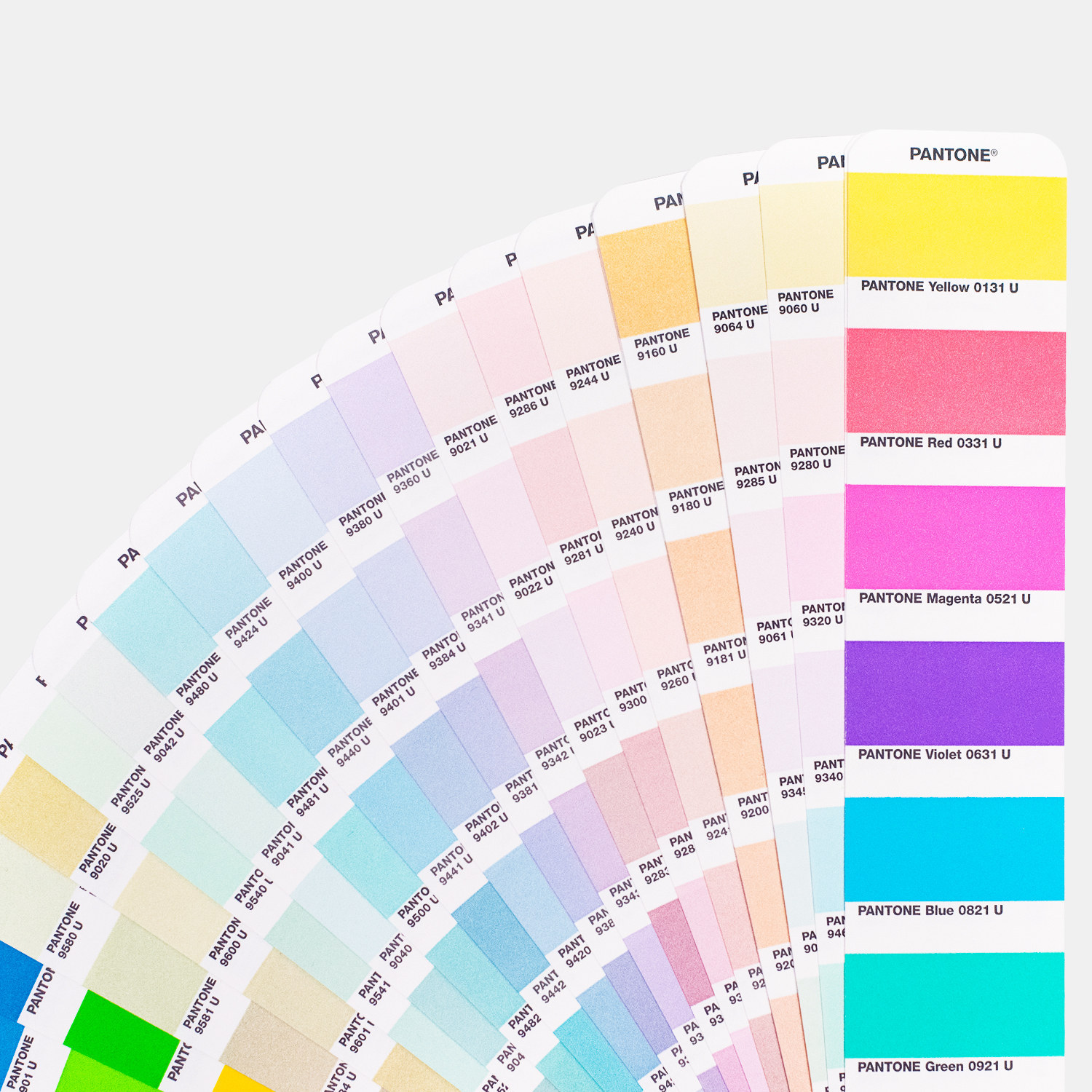 新版pantone彩潘通国际标准荧光色卡 9字开头粉彩色卡gg1504a