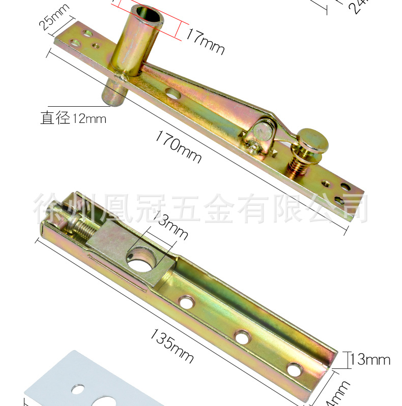 玻璃门上轴安装示意图图片