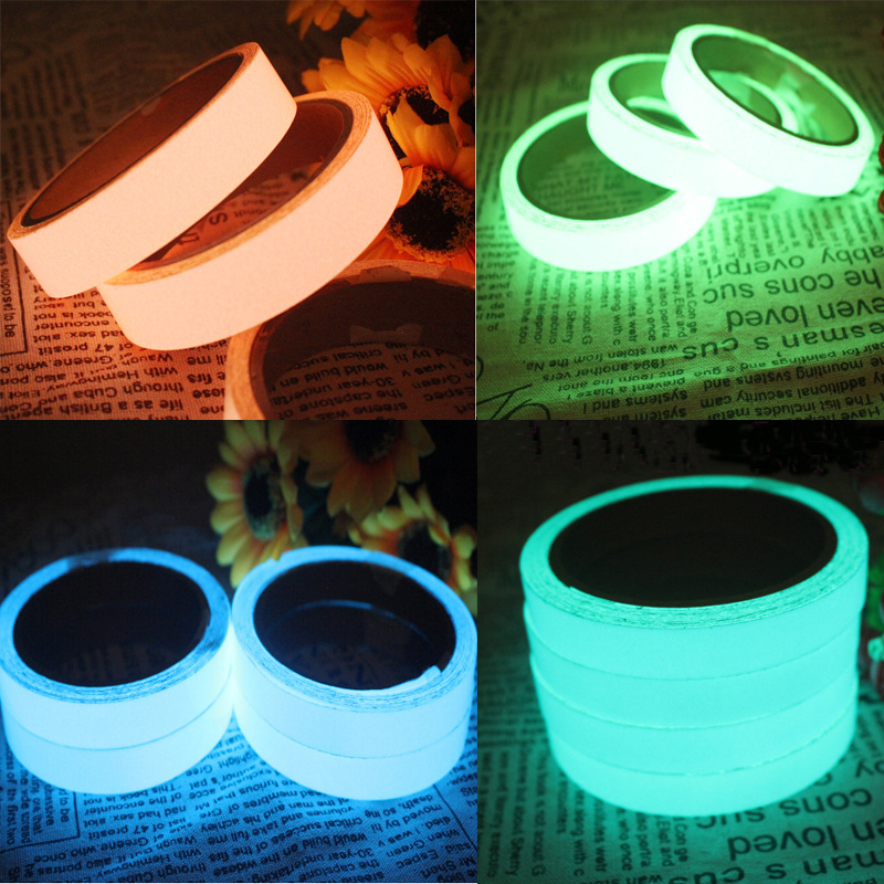 Spot Pet Noctilucent Tape Pieces Car Body Sticker Indoor Stage Decoration Light Storage Strip Step Warning Luminous Tape