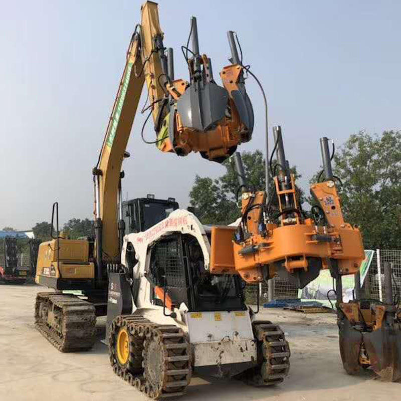 苗圃挖树机 60-120公分带土球移植 8-20公分树移植挖掘机挖树