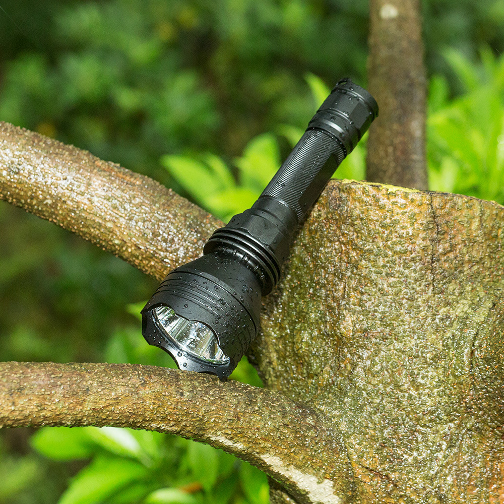 新品上市强光战术手电筒户外打猎专用大光杯打猎手电筒远射500米