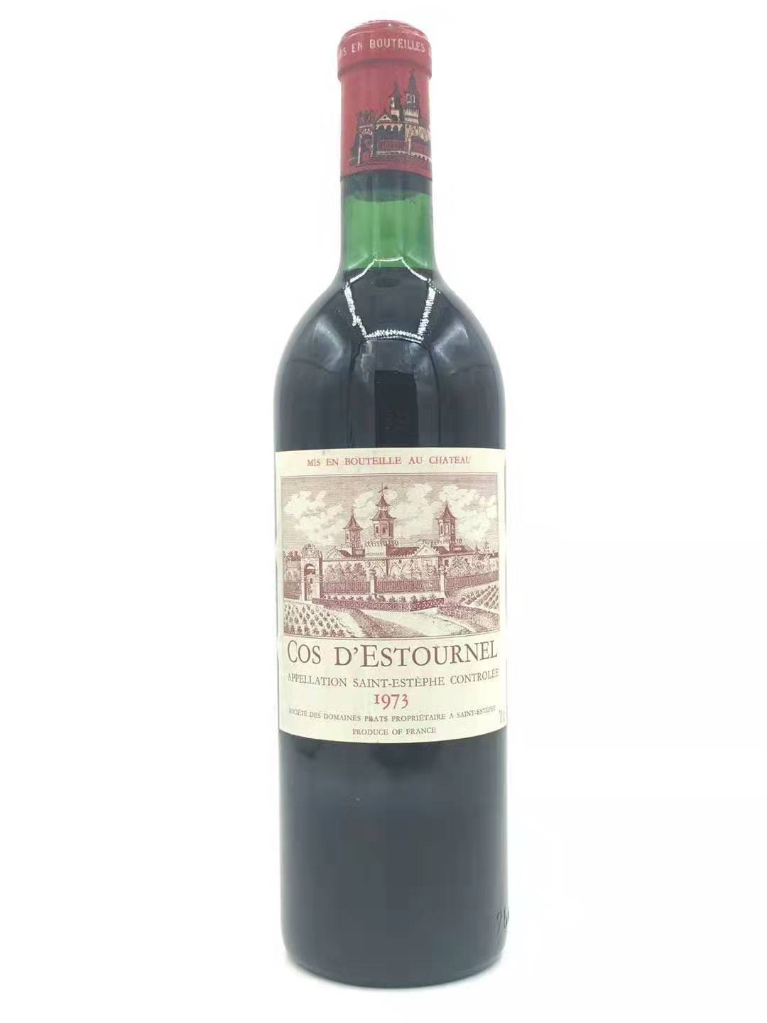 老年份红酒chateau cos destournel1973年爱士图尔酒庄葡萄酒