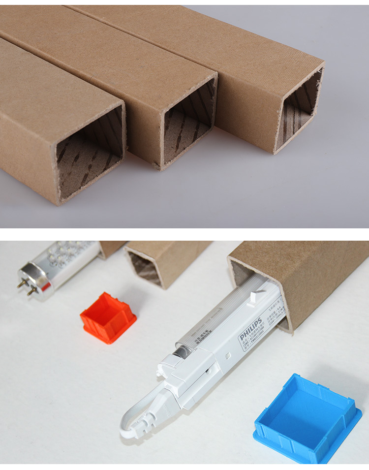 fsc认证纸方管 fsc认证方纸管灯管包装 fsc认证纸护角 fsc纸护角