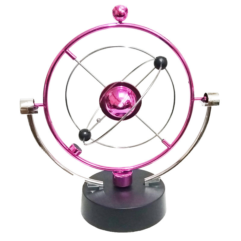 Creative Celestial Orbit Rotating Battery Perpetual Motion Instrument Physical Model Perpetual Motion Instrument Office Gift Table Decorative Ornaments