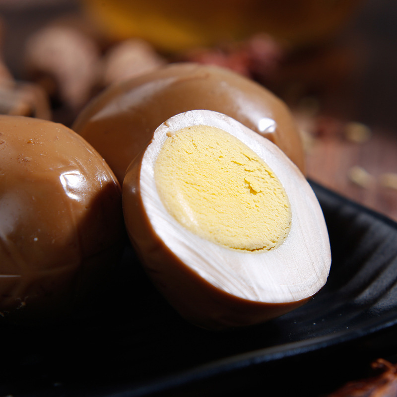 豪仔卤鸡蛋喜蛋卤蛋卤香蛋盐焗鸡蛋无壳蛋泡面搭档30gx50枚