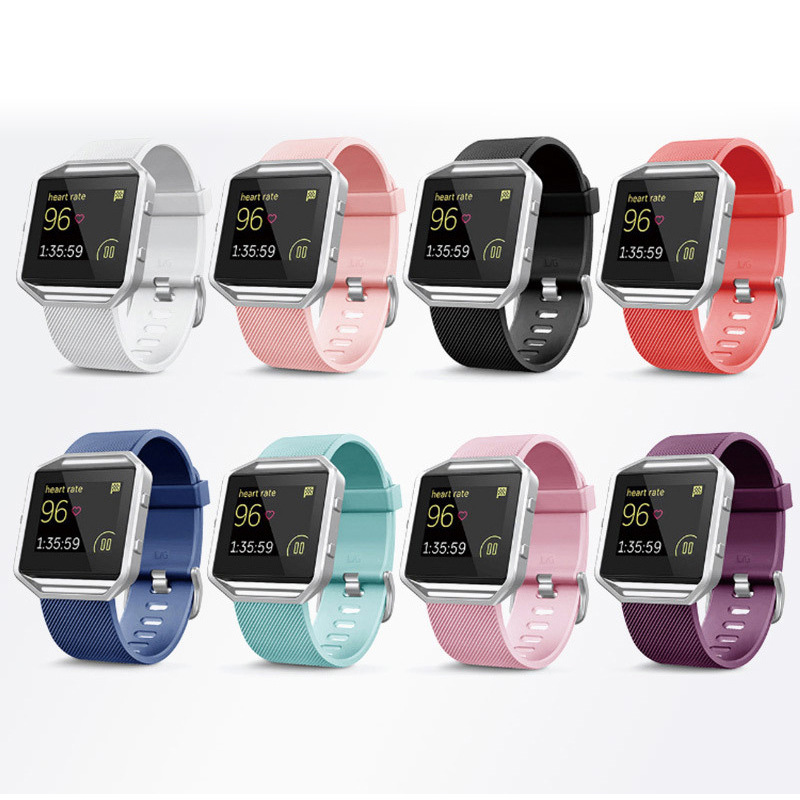 For Fitbit Blaze Smart Watch Bracelet TPU Silicone Strap Wristband Wholesale Custom One Piece Dropshipping
