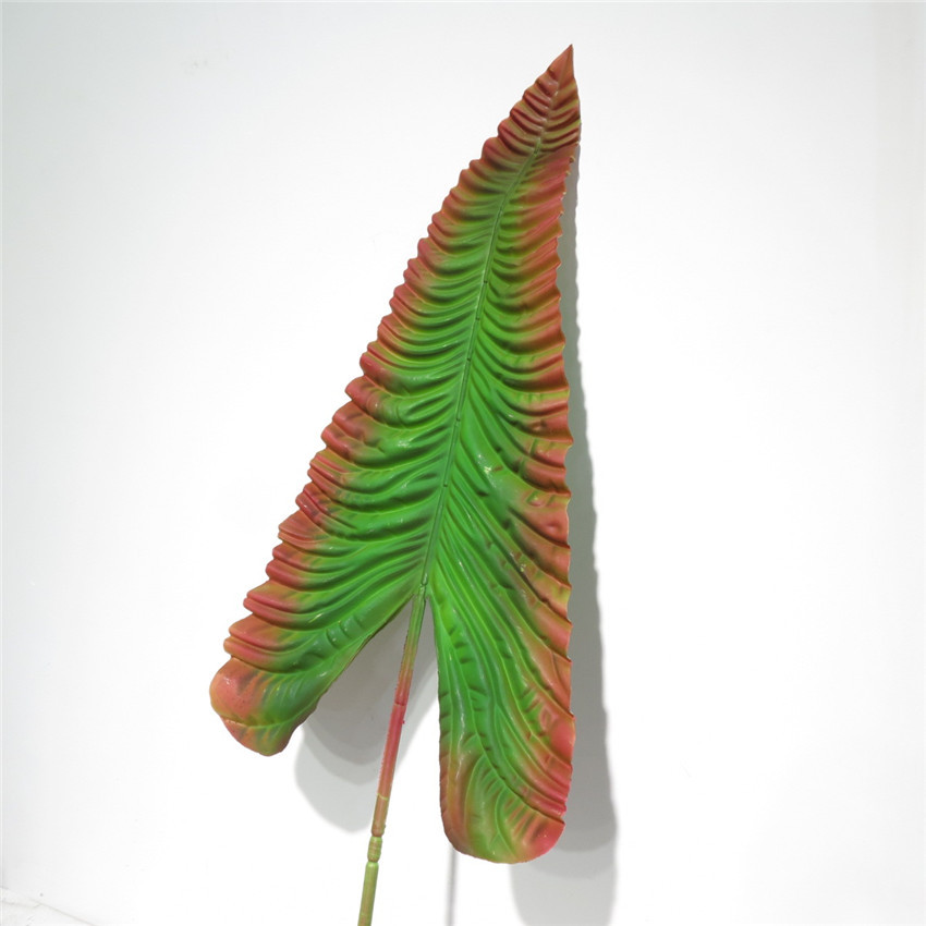 仿真龙骨叶扇形叶子龟背叶散尾叶天堂鸟叶 插花配饰装饰叶子