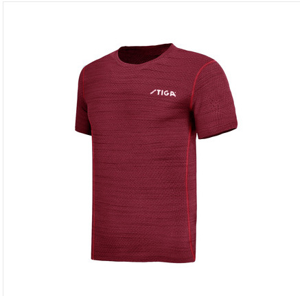 斯帝卡乒乓球服stiga小胖振东比赛服短袖圆领广告衫男女乒乓球衣