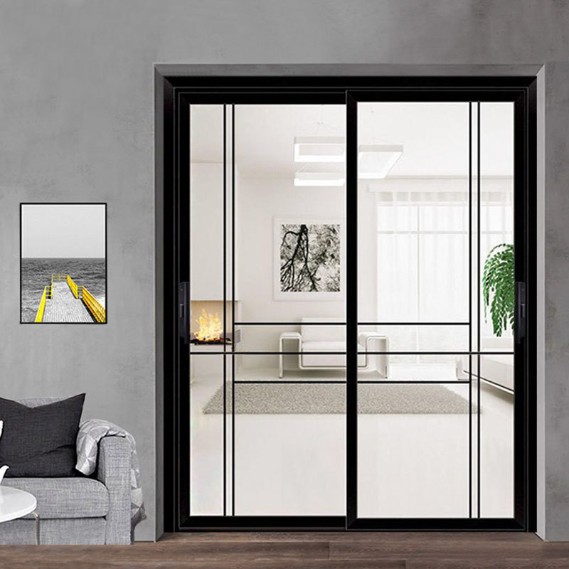 2020新款 新品 客厅阳台厨房钛镁铝合金玻璃 移门 窄边推拉门