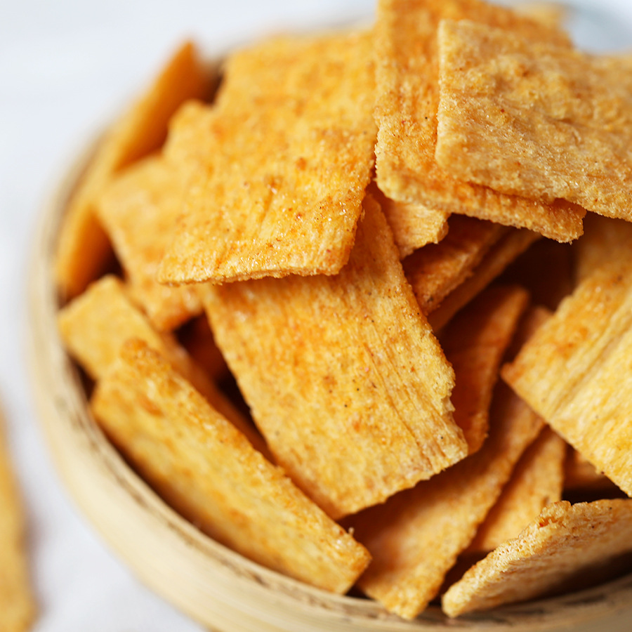 嵩山平底锅巴120g/袋小包装袋装老式网红麻辣脆锅巴零食小吃