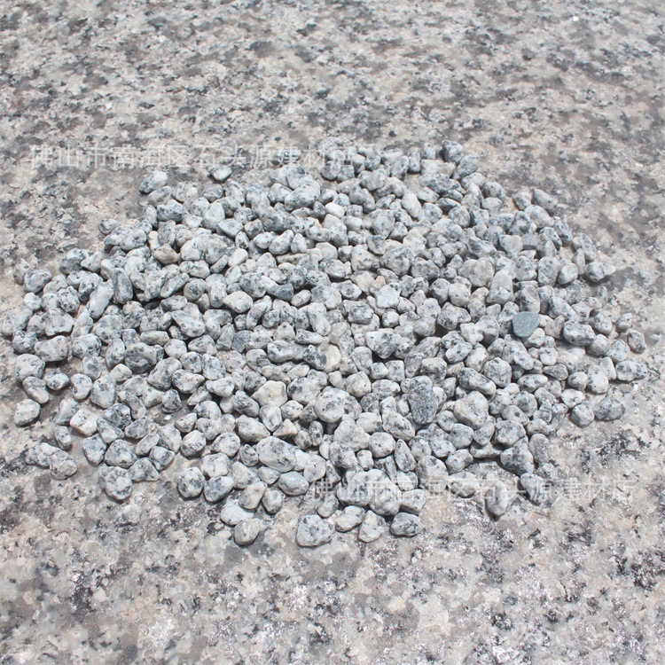 灰色水磨石水洗石高硬度花岗岩石子3-5mm水洗石灰色